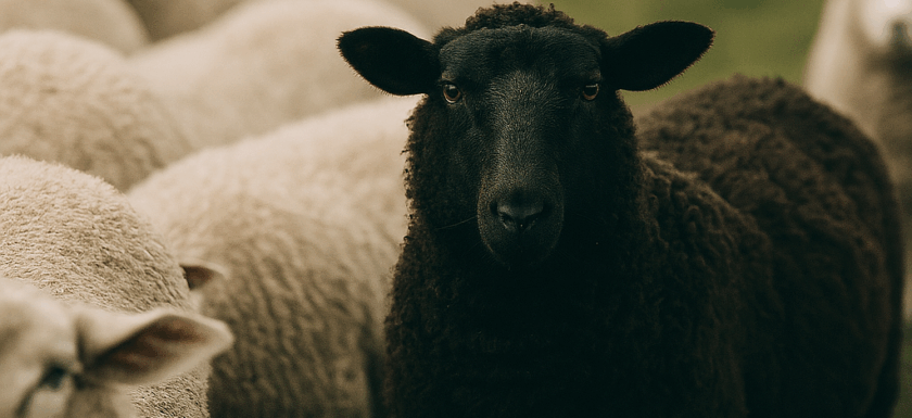 black sheep schwarzes schaf